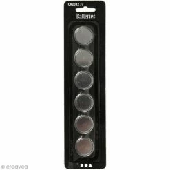 Le moins cher 🤩 Creativ Company Piles CR2032 - 3V - 6 Pcs 👍