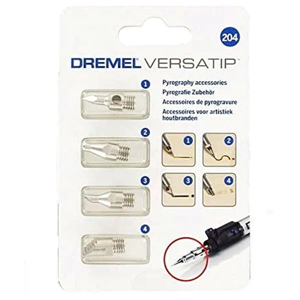 Acheter 🛒 Dremel Outils Dremel Set De 4 Embouts De Pyrogravure Pour Versatip 🎁 4 Acheter 🛒 Dremel Outils Dremel Set De 4 Embouts De Pyrogravure Pour Versatip 🎁 – Image 2