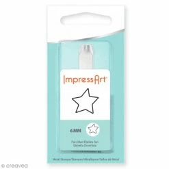 Acheter 💯 ImpressArt Tampons Poinçons ImpressArt Tampon Poinçon Pour Gravure Métal - Etoile - 3 Mm 😉