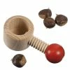 Bon marché 👏 Artif Outils Divers Casse-noix En Bois, Diam. 6 Cm X H.10 Cm, Bricolage Casser Noisettes, Amandes ❤️