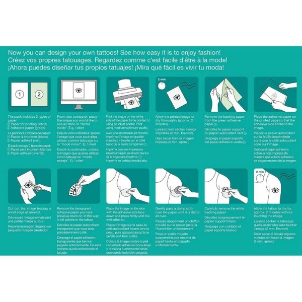 Nouveau 👏 Apli / Agipa Outils Divers Papier Transfert Pour Impression De Tatouages - Apli 🎉 4 Nouveau 👏 Apli / Agipa Outils Divers Papier Transfert Pour Impression De Tatouages - Apli 🎉 – Image 2