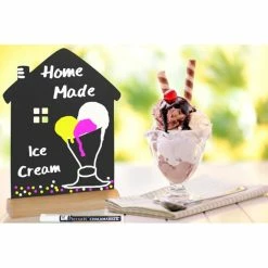 Nouveau 💯 Outils Divers Ardoise A Poser - Maison - Feutre + Craie - Securit 💯 -Matériel loisirs Soldes unnamed file 349