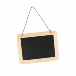 Remise 🤩 Outils Divers Ardoise Rectangle A Suspendre Avec Corde Ctop 7719 👍