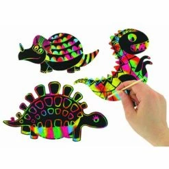 Tout neuf ✨ Outils Divers 5 Dinosaures A Gratter + 1 Grattoir - Ctop 😀