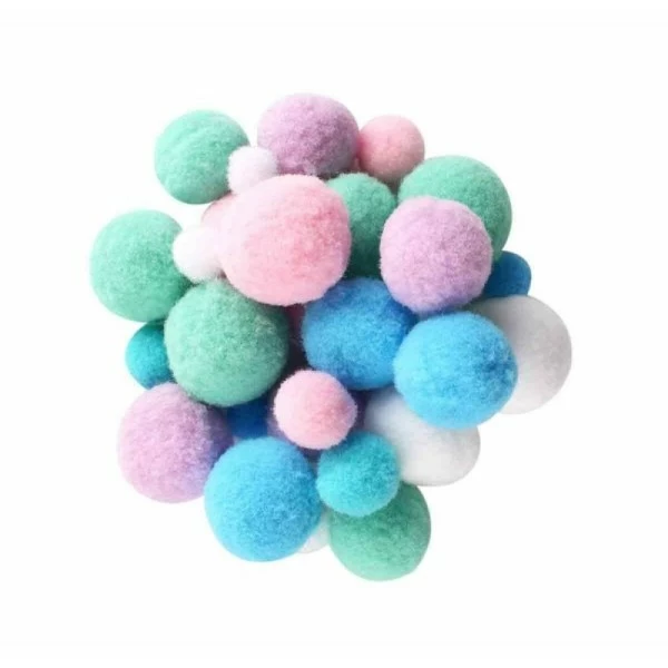 Nouveau 😀 Outils Divers Assortiment De 120 Pompons Pastel - Ctop 🧨 3 Nouveau 😀 Outils Divers Assortiment De 120 Pompons Pastel - Ctop 🧨