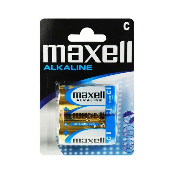 Nouveau 🥰 Piles Alkaline Lr14 Baby C - Maxell 😀 3 Nouveau 🥰 Piles Alkaline Lr14 Baby C - Maxell 😀