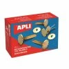 Promo 🛒 Apli / Agipa Outils Divers Attaches Parisiennes Avec Illets - 40 Mm - Boîte De 100 Unités 🛒