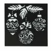 Acheter 😀 Czech Beads Exclusive Outils Divers 1pc Stencil Pour La Créativité "Ornements De Noël" 15 × 15 Cm, Home Wall Decoration Painting Plastic 🤩