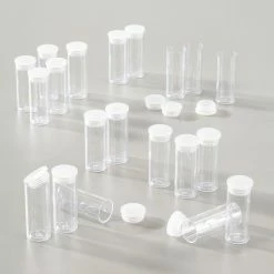 Grosses soldes ✨ Artif Outils Divers Lot De 20 Tubes Vides Avec Bouchon, ø 20 Mm Haut 50 Mm, Contenant 10 Ml 🤩