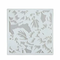 Remise 🔔 Czech Beads Exclusive Outils Divers Pochoir En Plastique "pivoine Avec Des Pétales Pointus" 15x15 Cm, Fichier Coupé, Artisanat, Décorati 🎉