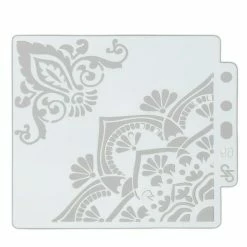 Meilleur prix ✔️ Czech Beads Exclusive Outils Divers Pochoir En Plastique "motifs Orientaux" 13x14 Cm, Police, Fichier Coupé, Artisanat, Décoration Mural 🧨