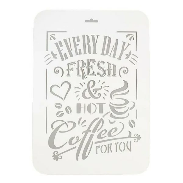 Top 10 😍 Czech Beads Exclusive Outils Divers "Tous Les Jours" Pochoir 22x31 Cm, Vinyle, Police, Cookies, Fichier Coupé, Artisanat, Décoration Mur ✔️ 3 Top 10 😍 Czech Beads Exclusive Outils Divers "Tous Les Jours" Pochoir 22x31 Cm, Vinyle, Police, Cookies, Fichier Coupé, Artisanat, Décoration Mur ✔️