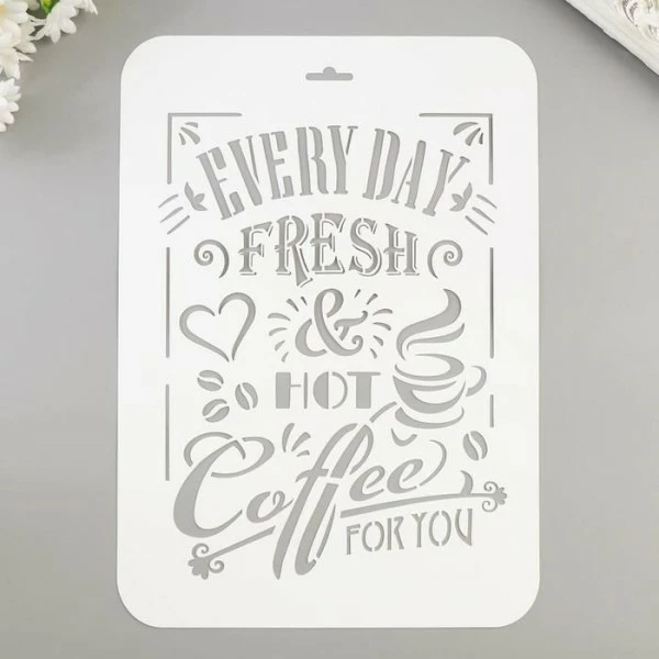 Top 10 😍 Czech Beads Exclusive Outils Divers "Tous Les Jours" Pochoir 22x31 Cm, Vinyle, Police, Cookies, Fichier Coupé, Artisanat, Décoration Mur ✔️ 4 Top 10 😍 Czech Beads Exclusive Outils Divers "Tous Les Jours" Pochoir 22x31 Cm, Vinyle, Police, Cookies, Fichier Coupé, Artisanat, Décoration Mur ✔️ – Image 2