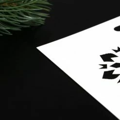 Meilleure affaire ❤️ Czech Beads Exclusive Outils Divers 4 Pièces, Pochoir En Plastique "grands Flocons De Neige" 21x15 Cm, Décoration Murale De La Maison Pe 🌟 -Matériel loisirs Soldes unnamed file 675