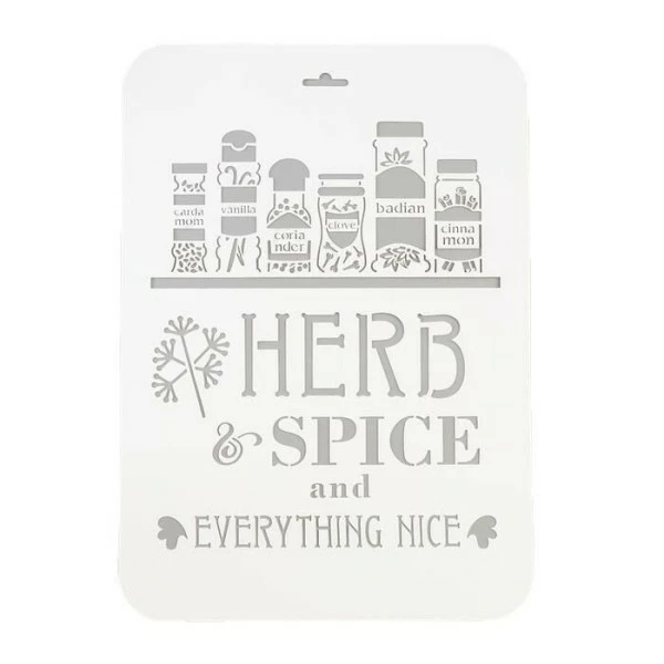 Offres 👏 Czech Beads Exclusive Outils Divers "Herb épices" Pochoir 22x31 Cm, Police, Cookies, Fichier Coupé, Artisanat, Décoration Murale De La M 🤩 3 Offres 👏 Czech Beads Exclusive Outils Divers "Herb épices" Pochoir 22x31 Cm, Police, Cookies, Fichier Coupé, Artisanat, Décoration Murale De La M 🤩