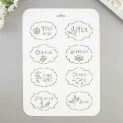 Meilleure affaire ⌛ Czech Beads Exclusive Outils Divers Pochoir "épices 4" 22x31 Cm, Vinyle, Police, Cookies, Fichier Coupé, Artisanat, Décoration Murale De ❤️ 6 Meilleure affaire ⌛ Czech Beads Exclusive Outils Divers Pochoir "épices 4" 22x31 Cm, Vinyle, Police, Cookies, Fichier Coupé, Artisanat, Décoration Murale De ❤️ -Matériel loisirs Soldes unnamed file 710