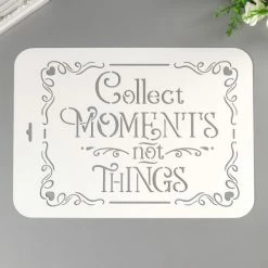 Meilleur prix 🎉 Czech Beads Exclusive Outils Divers Pochoir En Plastique "recueillir" 22x31 Cm, Police, Cookies, Fichier Coupé, Artisanat, Décoration Mu 🤩 -Matériel loisirs Soldes unnamed file 713