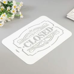 Budget 🔔 Czech Beads Exclusive Outils Divers Pochoir" Fermé "22x31 Cm, Vinyle, Police, Cookies, Fichier Coupé, Artisanat, Décoration Murale De La ❤️ -Matériel loisirs Soldes unnamed file 719