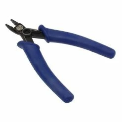 Offres 💯 Czech Beads Exclusive Pince Outil 1pcs Bleu De Perles De Bijoux D'Outil De Prise De Perles Perles De Pinces à Sertir Sans Plomb Métal 🔔