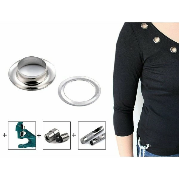 Le moins cher 💯 Czech Beads Exclusive Outils Divers 10pr Nickel Épreuve De La Rouille, Oeillets / Œillets Avec Rondelle De Ø10mm, Presse à Bras, Mourir 🔥 5 Le moins cher 💯 Czech Beads Exclusive Outils Divers 10pr Nickel Épreuve De La Rouille, Oeillets / Œillets Avec Rondelle De Ø10mm, Presse à Bras, Mourir 🔥 – Image 3