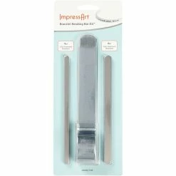 Coupon 😍 Outils De Gravure ImpressArt Kit ImpressArt Pour Plier Les Bracelet - 9 Pcs 🎉