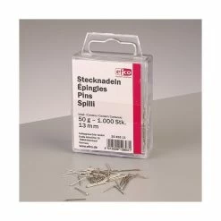 Acheter 🎁 Efco Outils Divers Boite De 50 Gr épingles En Fer Nickelé, 13 Mm, Env. 1000 Pièces Pour Paillettes 🎉